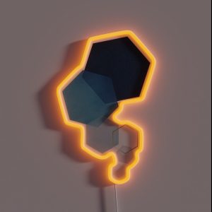 Geometric RGB Neon Sign Geometric RGB Neon Sign