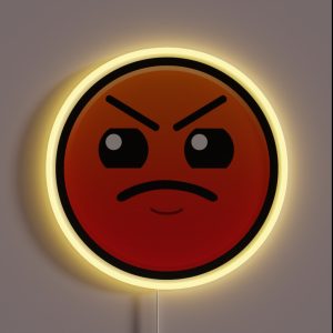 Geometry Dash Harder RGB Neon Sign