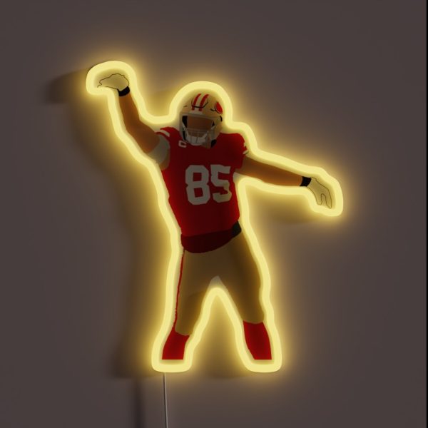 George Kittle RGB Neon Sign