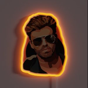 George Michael RGB Neon Sign George Michael RGB Neon Sign