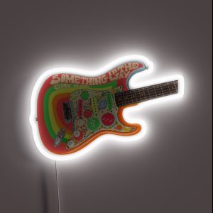 George S Rocky Strat RGB Neon Sign