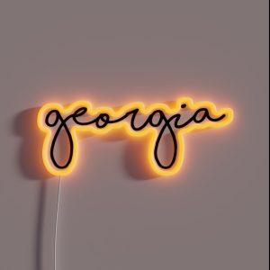 Georgia RGB Neon Sign