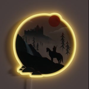 Geralt On The Ride RGB Neon Sign
