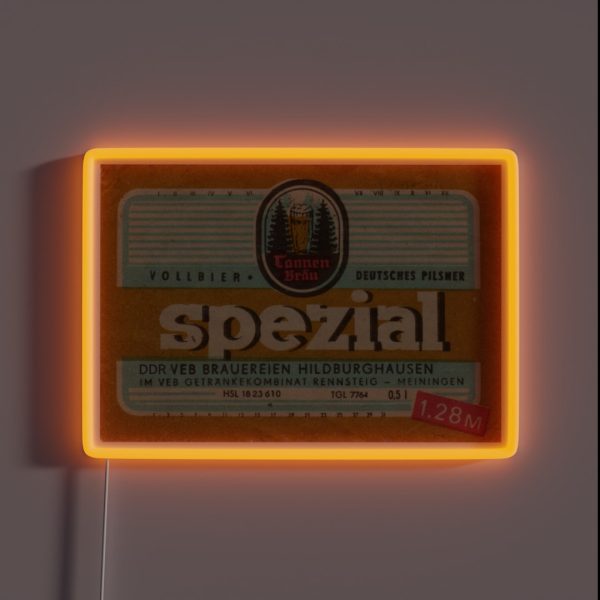 German Beer Advertisement RGB Neon Sign