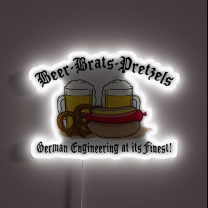 German Engineering RGB Neon Sign