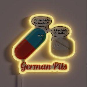 German Pils Helles RGB Neon Sign German Pils Helles RGB Neon Sign