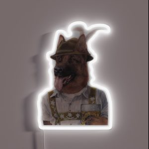 German Shepherd RGB Neon Sign
