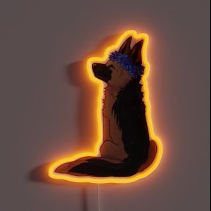 German Shepherd RGB Neon Sign