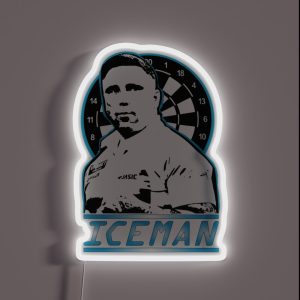 Gerwen Price The Iceman RGB Neon Sign Gerwen Price The Iceman RGB Neon Sign