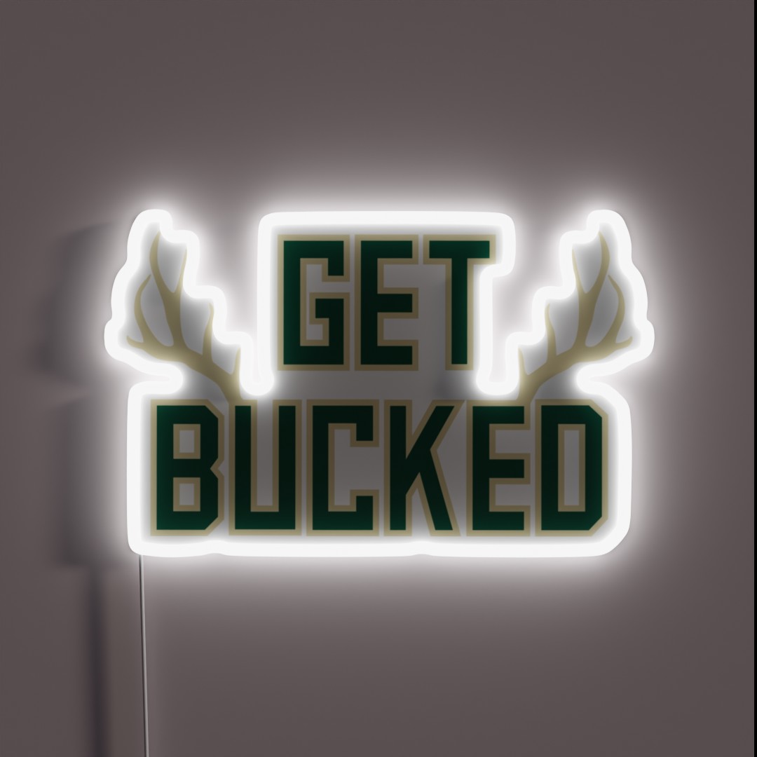Get Bucked Black RGB Neon Sign Get Bucked Black RGB Neon Sign