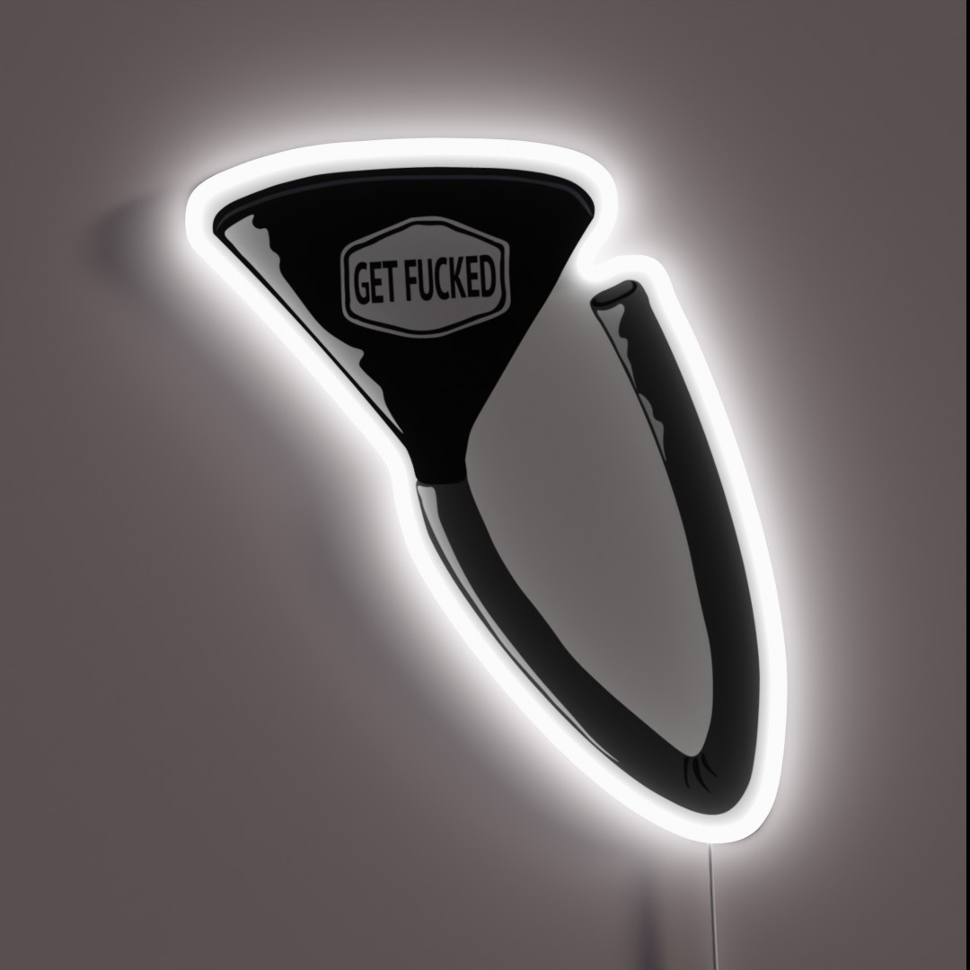 Get Fucked Beer Bong RGB Neon Sign Get Fucked Beer Bong RGB Neon Sign