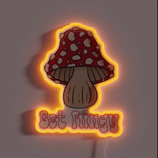 Get Fungy Amanita Muscaria RGB Neon Sign