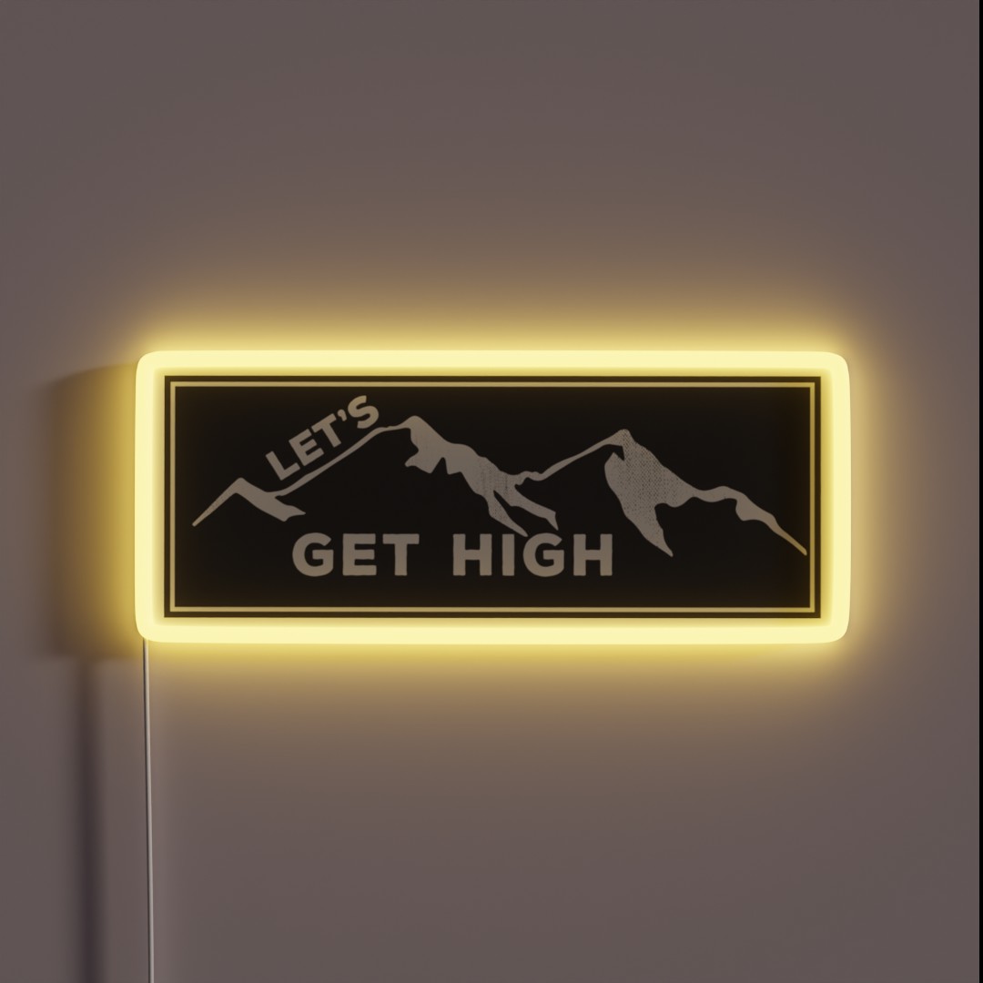Get High RGB Neon Sign Get High RGB Neon Sign
