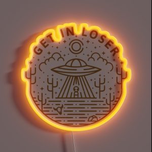 Get In Loser RGB Neon Sign
