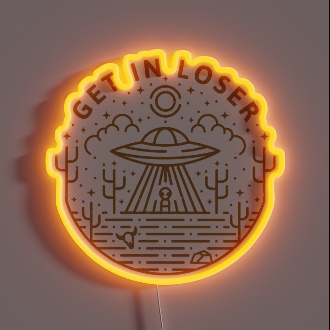 Get In Loser RGB Neon Sign Get In Loser RGB Neon Sign