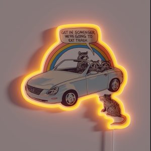 Get In Scavenger RGB Neon Sign