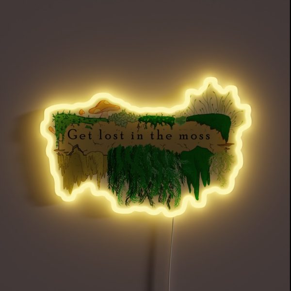 Get Lost In The Moss RGB Neon Sign