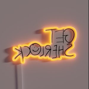 Get Sherl Ck Mirror RGB Neon Sign