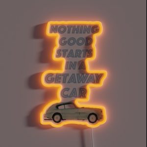 Getaway Car RGB Neon Sign