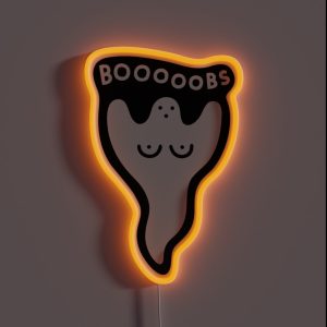 Ghost Boobs RGB Neon Sign