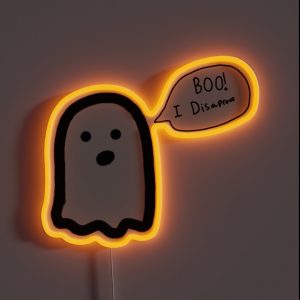Ghost Disapprove RGB Neon Sign
