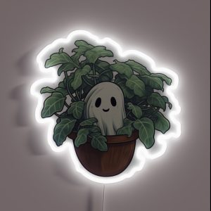 Ghost In A Plant RGB Neon Sign