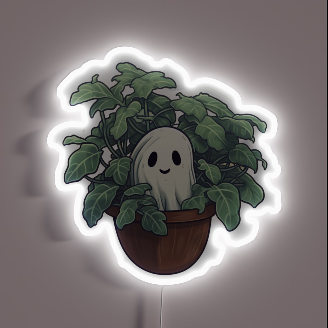 Ghost In A Plant RGB Neon Sign Ghost In A Plant RGB Neon Sign