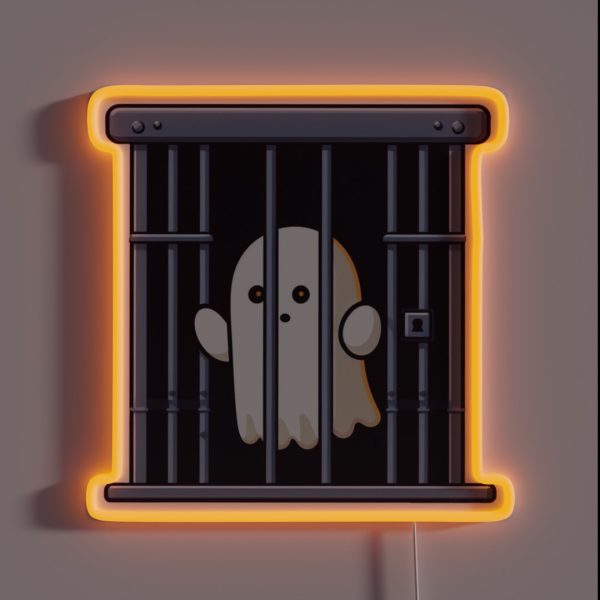 Ghost In Prison RGB Neon Sign