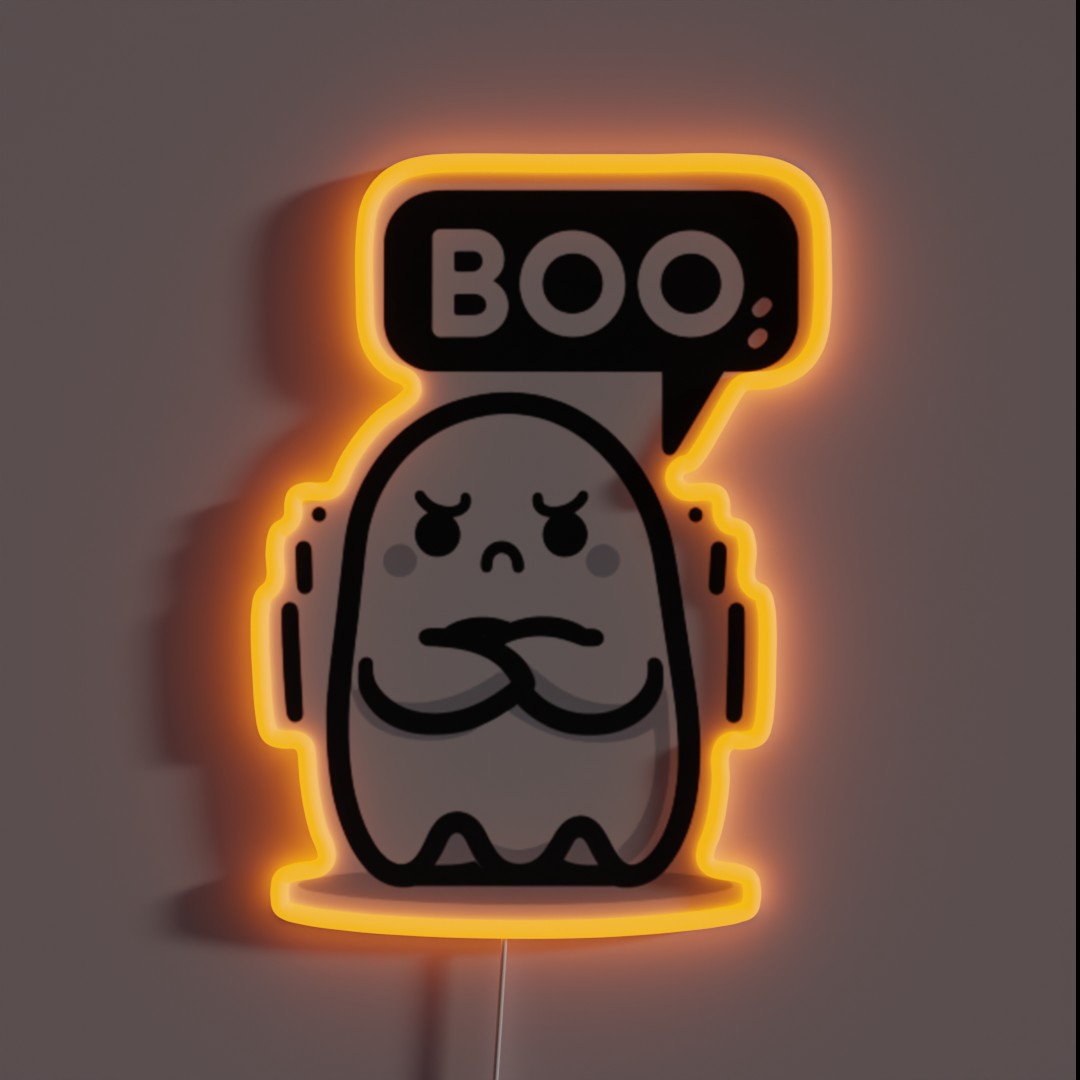 Ghost Of Disapproval RGB Neon Sign Ghost Of Disapproval RGB Neon Sign