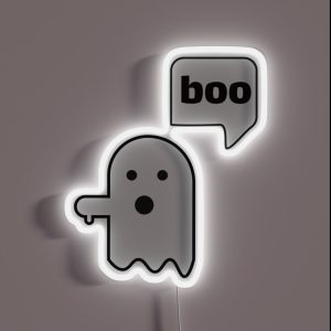 Ghost Of Disapproval RGB Neon Sign