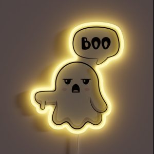 Ghost Of Disapproval RGB Neon Sign