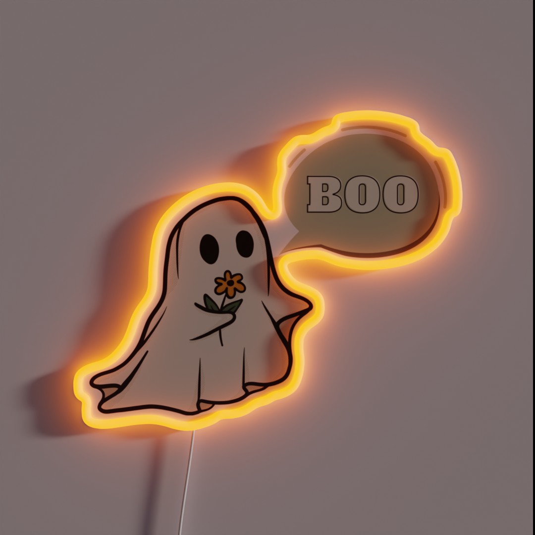 Ghost Of Disapproval RGB Neon Sign Ghost Of Disapproval RGB Neon Sign