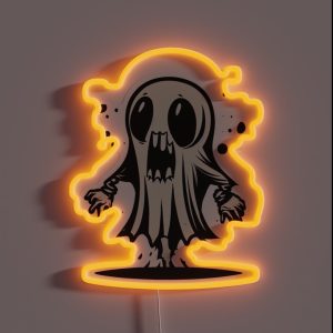 Ghost Of Disapproval RGB Neon Sign Ghost Of Disapproval RGB Neon Sign