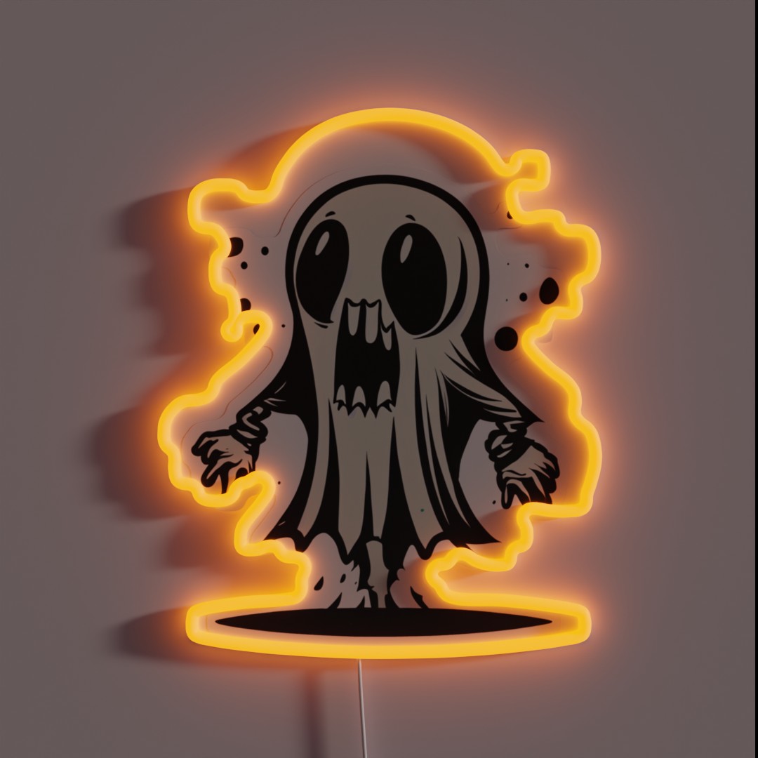 Ghost Of Disapproval RGB Neon Sign Ghost Of Disapproval RGB Neon Sign