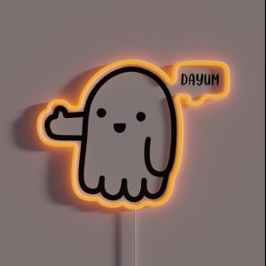 Ghost Of Heavy Approval RGB Neon Sign