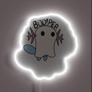 Ghost Wooper RGB Neon Sign