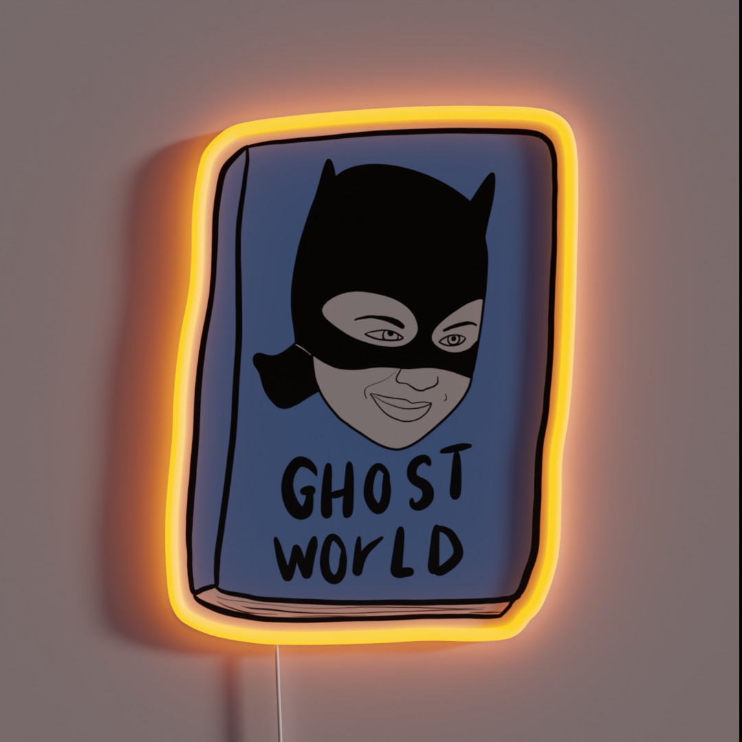 GHOST WORLD RGB Neon Sign GHOST WORLD RGB Neon Sign