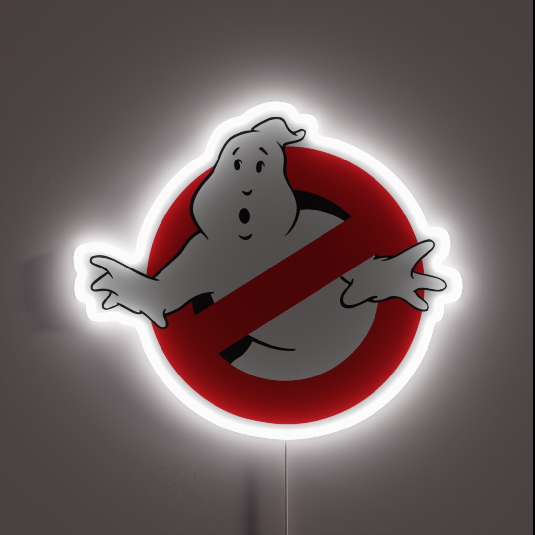 Ghostbusters RGB Neon Sign Ghostbusters RGB Neon Sign