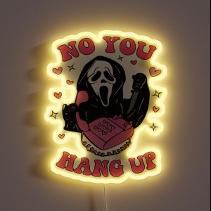 Ghostface Sweet No You Hang Up RGB Neon Sign Ghostface Sweet No You Hang Up RGB Neon Sign