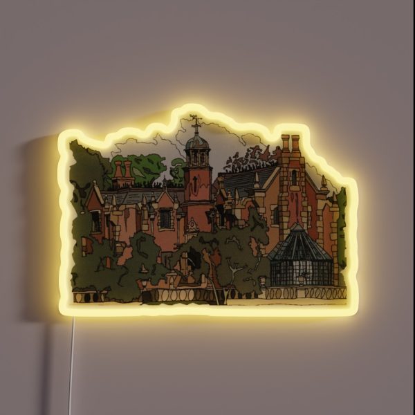 Ghostly Real Estate RGB Neon Sign
