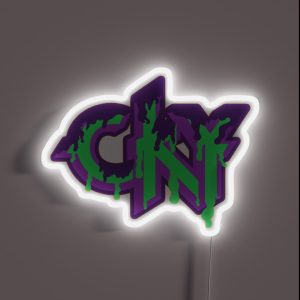 Ghoul Grumps Style CKY Logo RGB Neon Sign