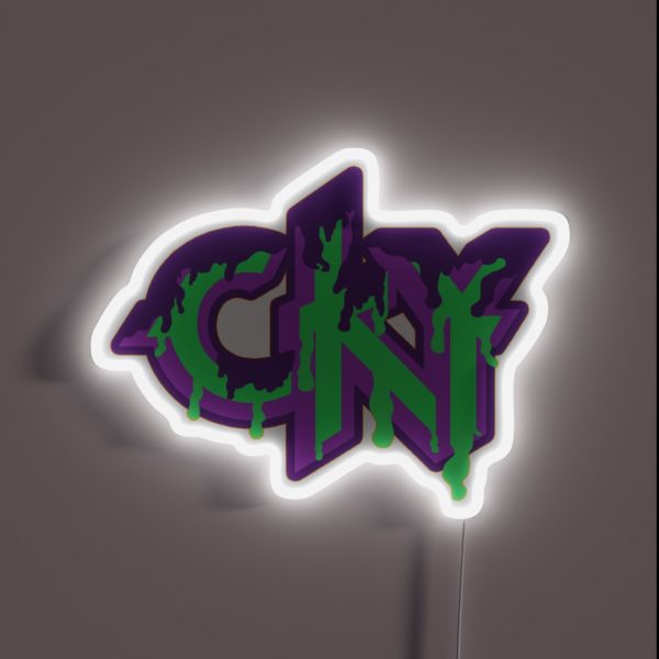 Ghoul Grumps Style CKY Logo RGB Neon Sign
