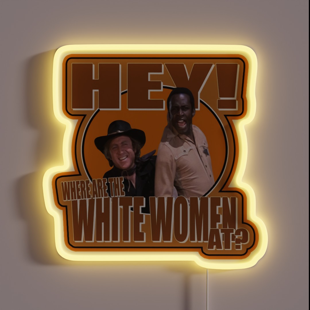 Gifts For Women Blazing Saddles Graphic For RGB Neon Sign Gifts For Women Blazing Saddles Graphic For RGB Neon Sign