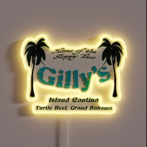 Gilly S Island Cantina RGB Neon Sign