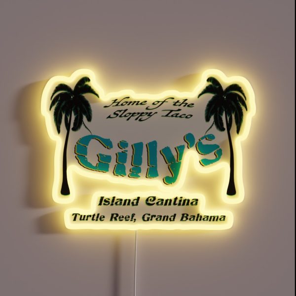 Gilly S Island Cantina RGB Neon Sign