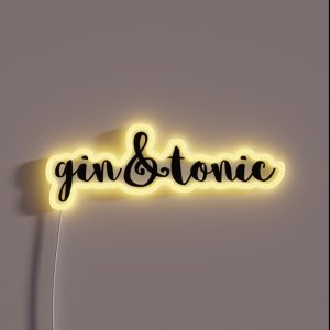 Gin And Tonic RGB Neon Sign