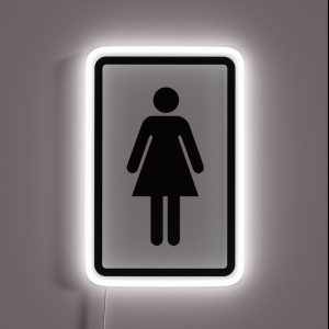 Girl Icon RGB Neon Sign Girl Icon RGB Neon Sign