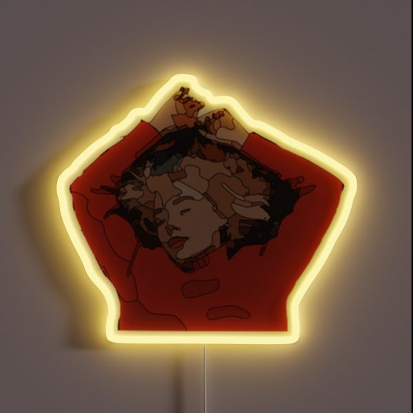 Girl In Red RGB Neon Sign