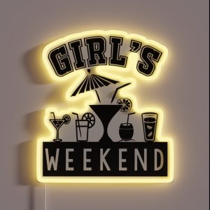 Girl S Weekend RGB Neon Sign Girl S Weekend RGB Neon Sign