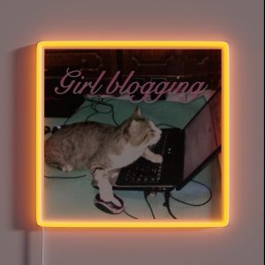 Girlblogging RGB Neon Sign Girlblogging RGB Neon Sign